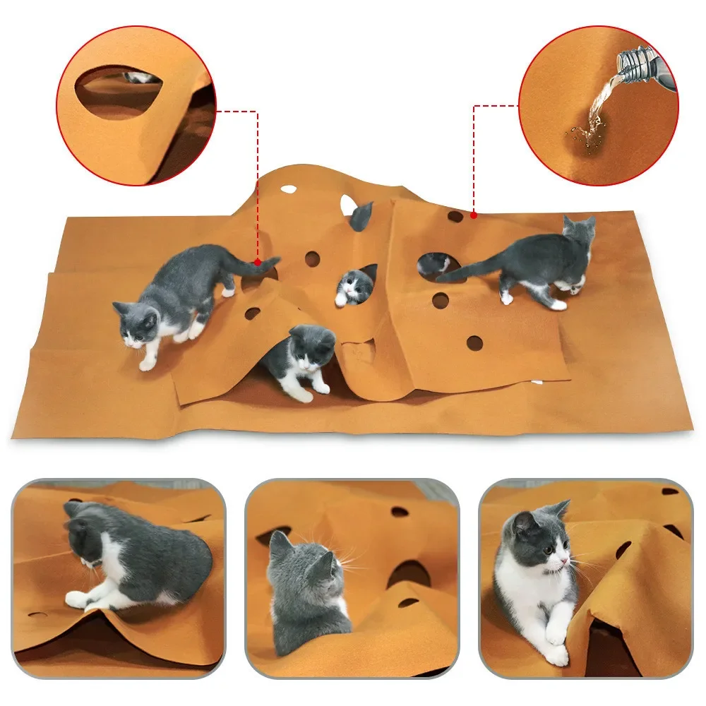 Repotting Mat - Kucing bermain tikar permainan hewan peliharaan