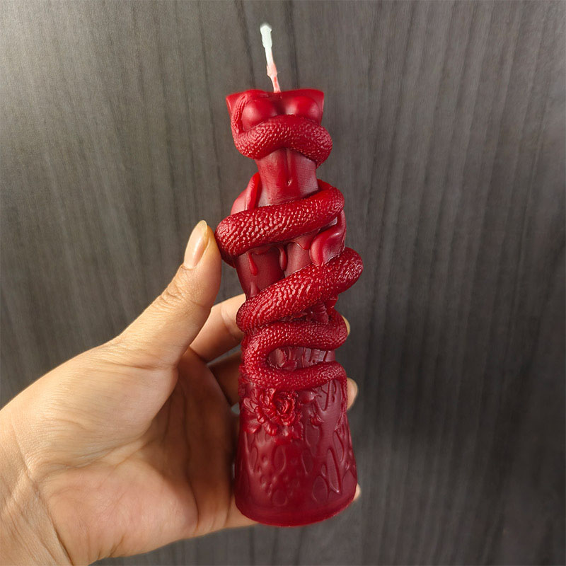 Snake Plant - DIY Cetakan Lilin Silikon Ular Tubuh