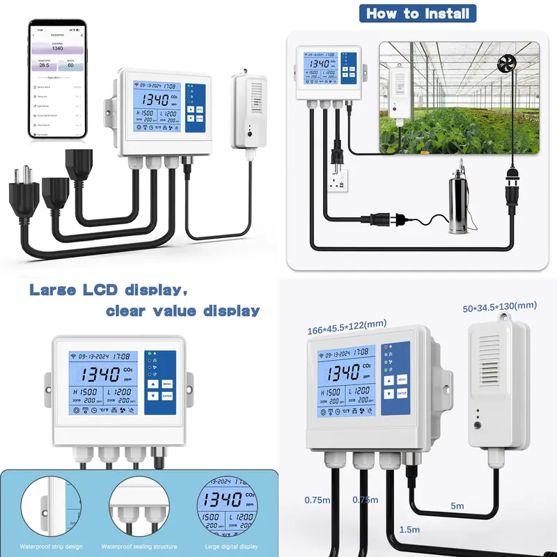 Indoor Plants - Pengontrol Iklim Cerdas Wifi Pengontrol Lingkungan
