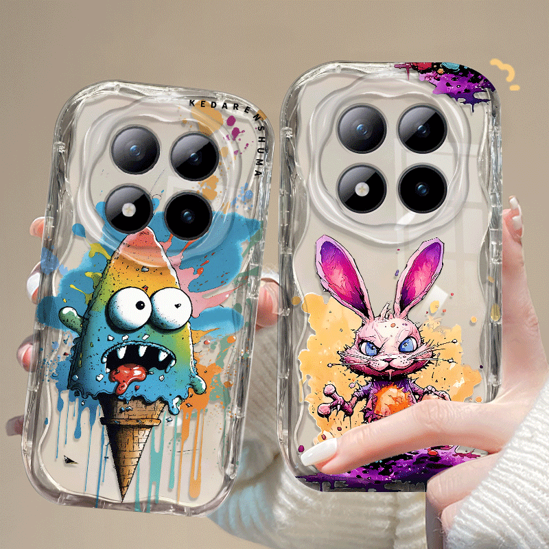 Monstera - Casing TPU Fleksibel Untuk Redmi note
