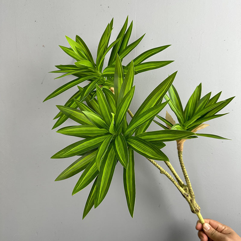 Snake Plant - Tanaman Hijau Simulasi 3 Tangkai Bunga