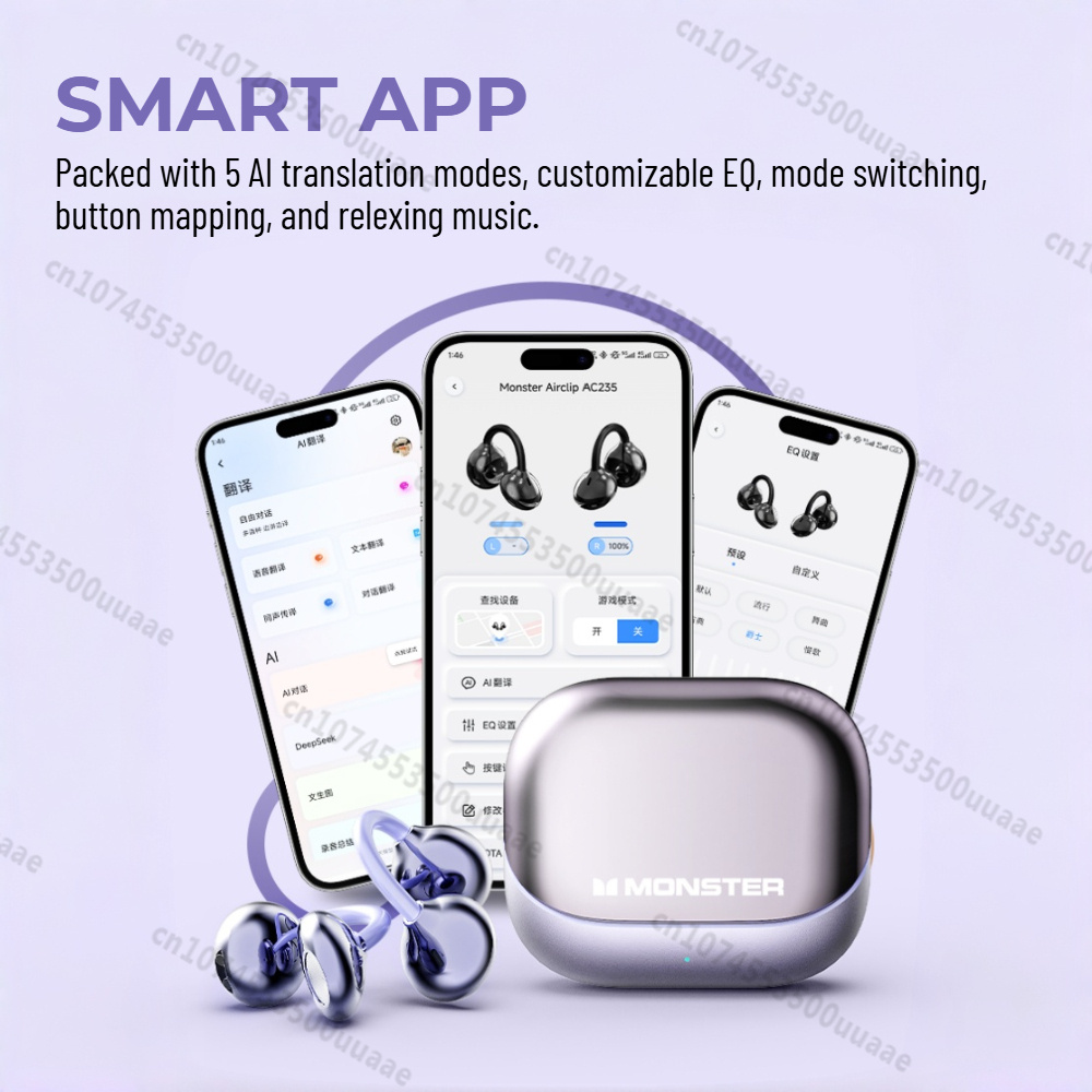 Monster AirClip AC235, earbud  - Monstera ulasan dan harga