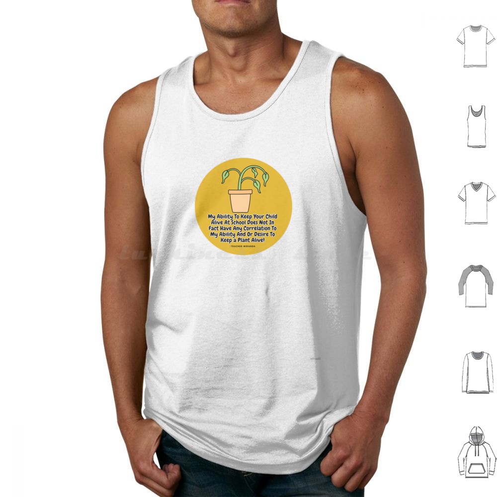Tank Top Katun Cetak Motif Gur - The Plant Parent ulasan dan harga