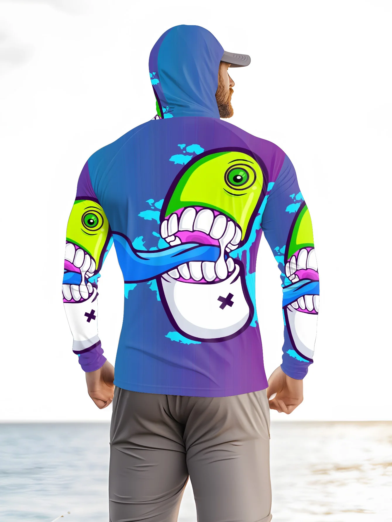 Jaket Hoodie Motif Kartun Mons - Monstera ulasan dan harga