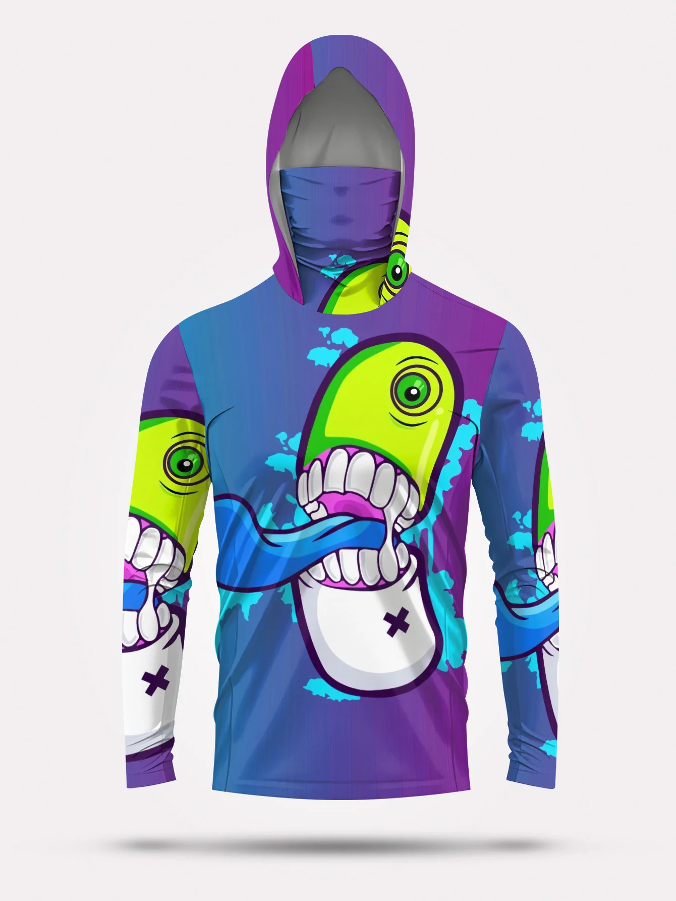 Jaket Hoodie Motif Kartun Mons - Monstera ulasan dan harga
