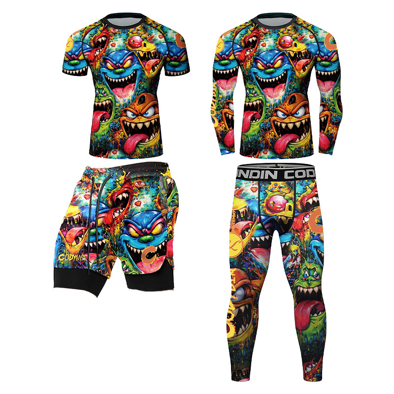 Kaos Rashguard Pria dengan Mot - Monstera ulasan dan harga