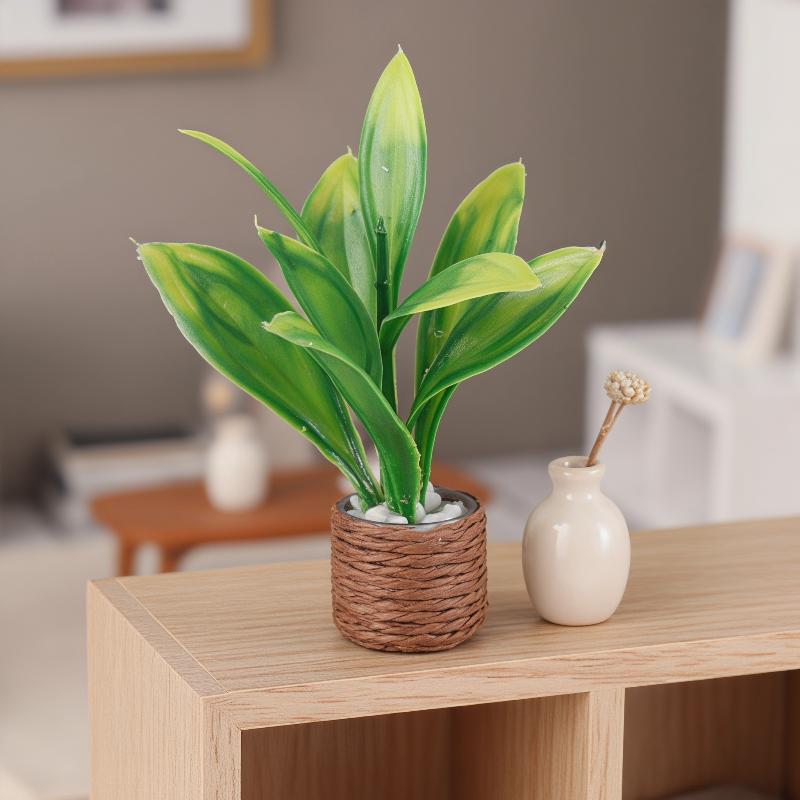 1 Buah Tanaman Pot Mini Buatan - Plant Pot ulasan dan harga