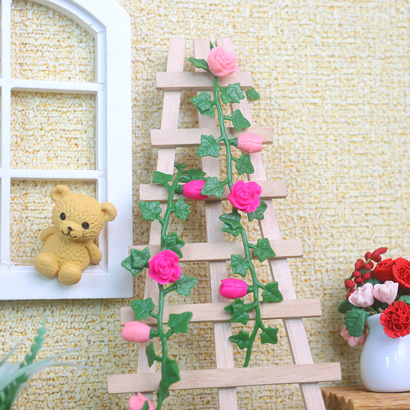 Baru 1:12 Rumah Boneka Miniatu - Plant Support Stake ulasan dan harga
