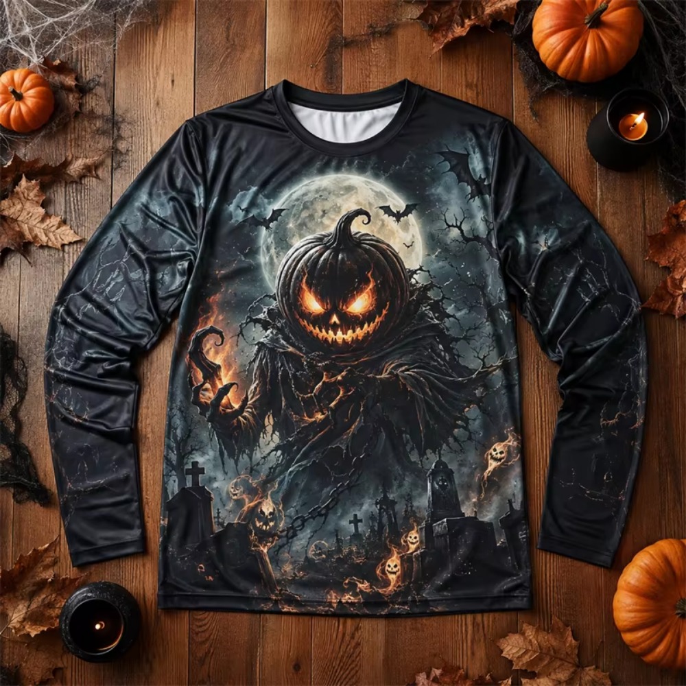 Kaos Lengan Panjang Pria denga - Monstera ulasan dan harga