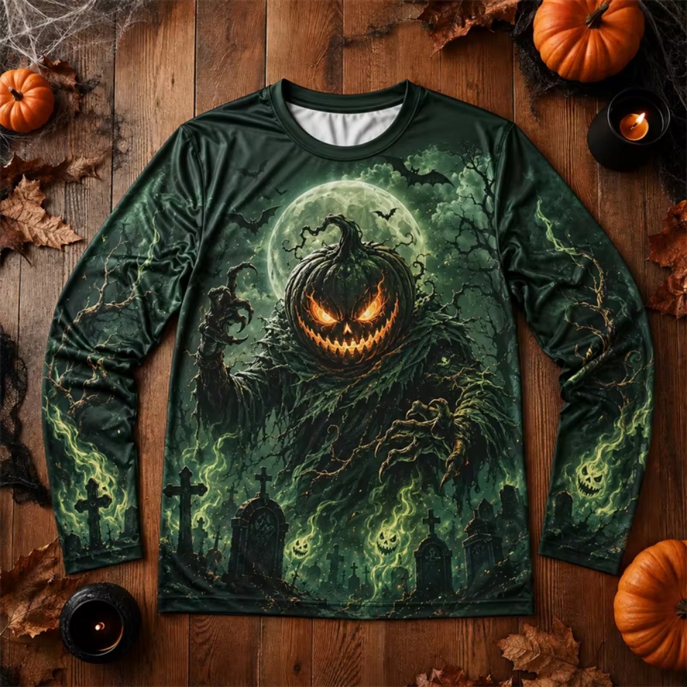 Kaos Lengan Panjang Pria denga - Monstera ulasan dan harga