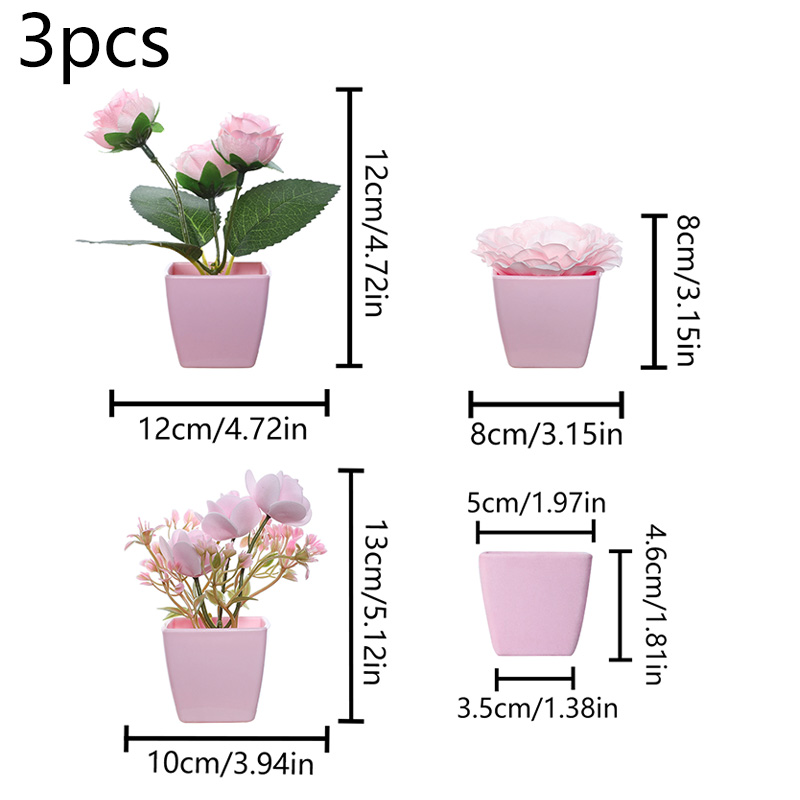 (Satu set dari 3 buah) simulas - Succulent Set ulasan dan harga