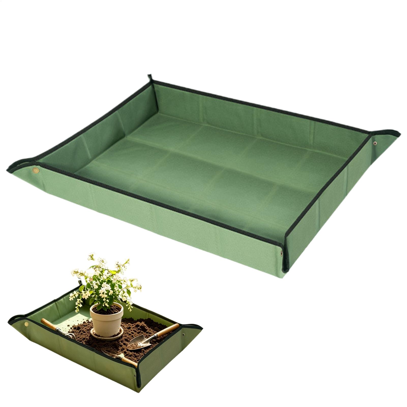 Alas Pot Tanaman Ekstra Besar  - Repotting Mat ulasan dan harga