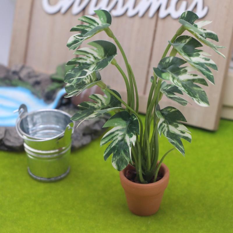Baru.1PC 1/12 Rumah Boneka Sim - Plant Pot ulasan dan harga