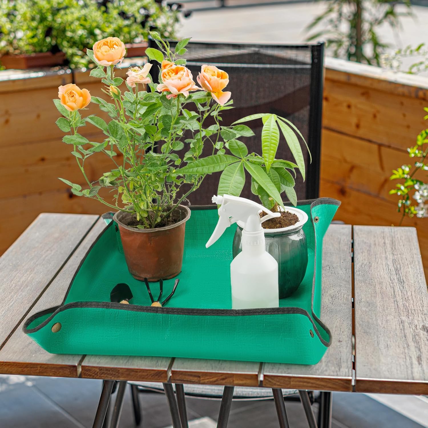 Alas Tanam Persegi Tahan Air u - Repotting Mat ulasan dan harga