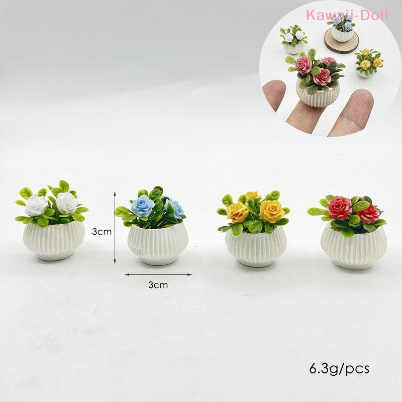 1 Buah Miniatur Tanaman Mawar  - Plant Pot ulasan dan harga